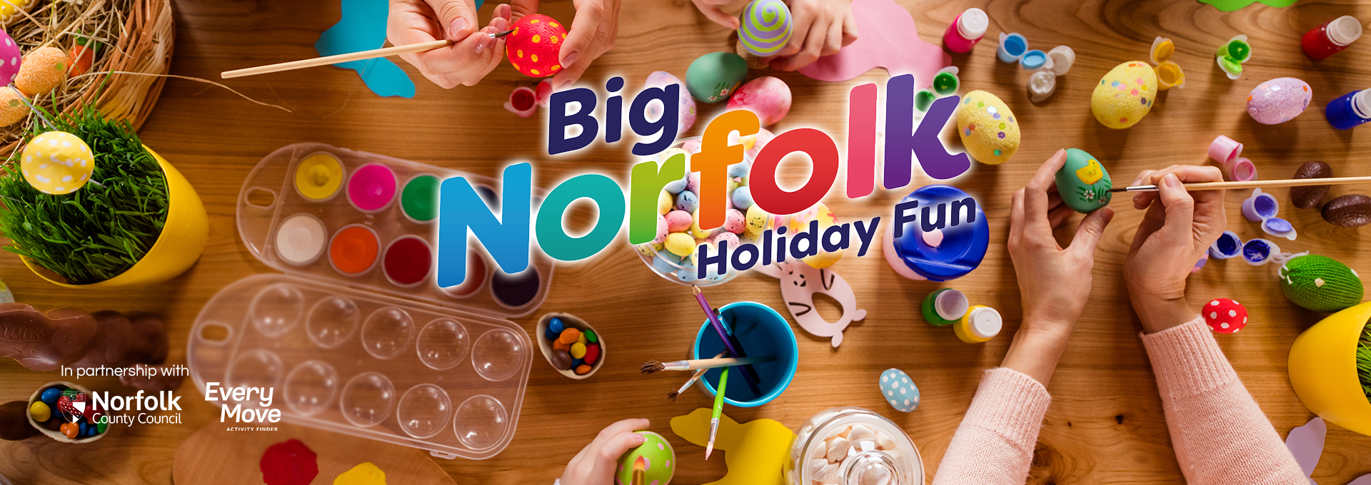 Big Norfolk Holiday Fun Easter Banner