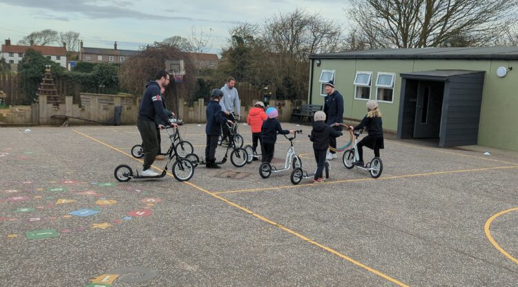 Creating opportunities for children to be active outside of school: Bacton Primary School